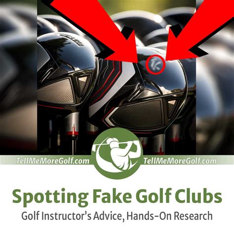 How To Spot Fake Golf Clubs: A Compr